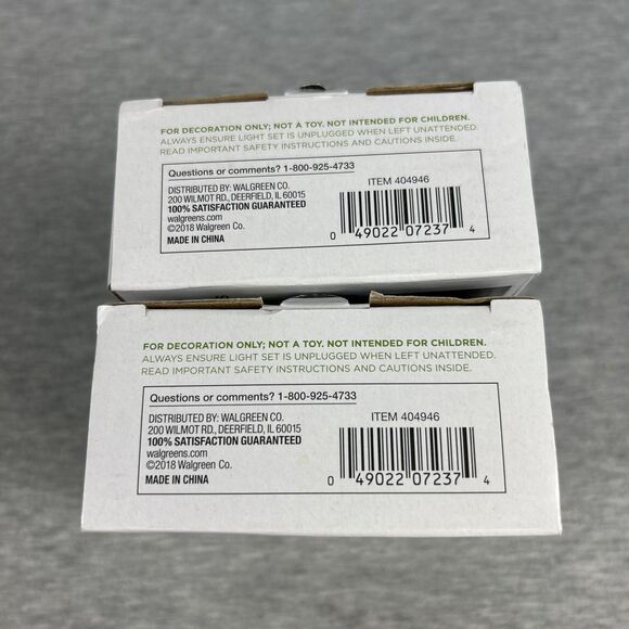 BNIP-Garden Party Mini Lights - 50 Lights Each - New - Indoor Outdoor Pack of 2 - Picture 10 of 10